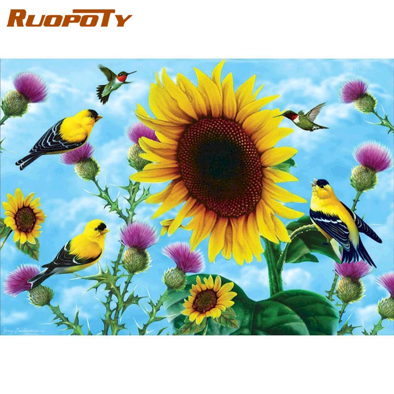 Art Craft Kit - ชุดภาพวาดเพชร 5 มิติ RUOPOTY สำหรับผู้ใหญ่ ชุดงานฝีมือ