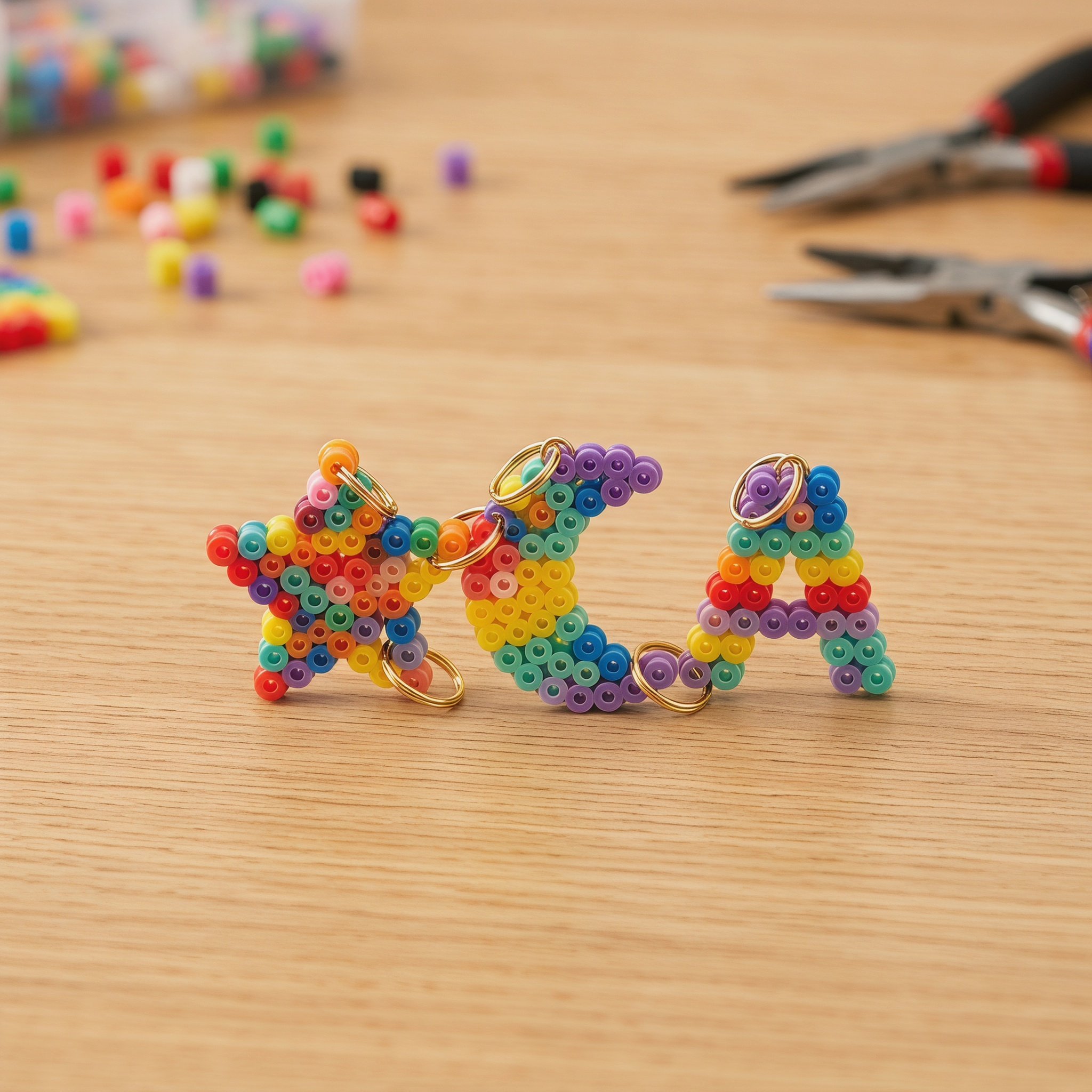 Art Craft Kit - ลูกปัดขนาดเล็กหลากสี สำหรับงานประดิษฐ์และกิจกรรมเพื่อการเรียนรู้ เหมาะสำหรับทั้งผู้เริ่มต้นและผู้เชี่ยวชาญด้านการออกแบบงานประดิษฐ์จากลูกปัด