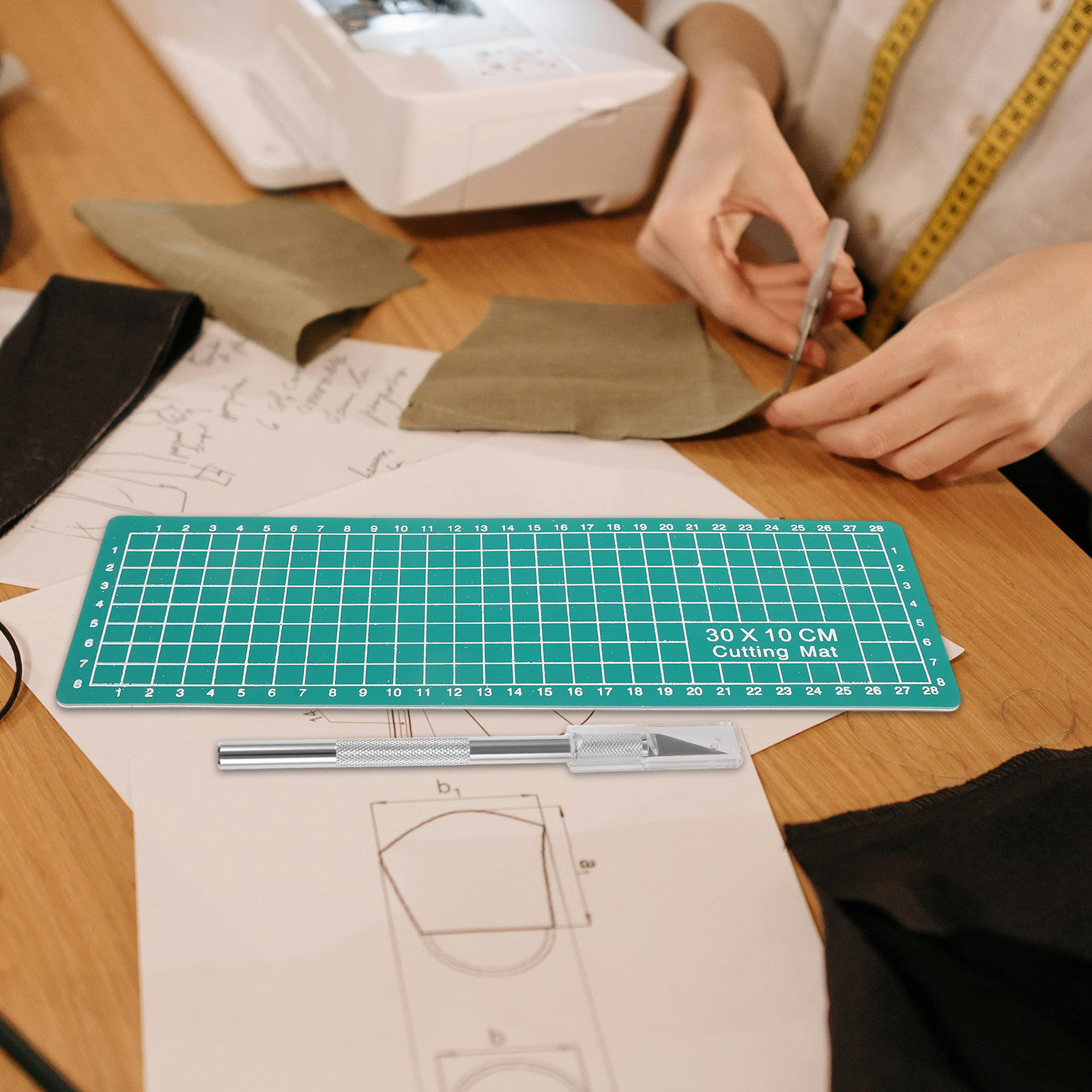 Art Craft With Paper - 1 ชุด แผ่นรองตัดงานศิลปะแกะสลักแบบหนาพิเศษ แผ่นรองตัดงานฝีมือระดับมืออาชีพ สำหรับงาน DIY