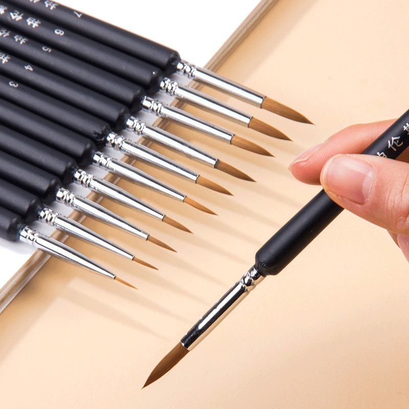 พู่กันระบายสีรายละเอียดที่ละเอ - Gouache Paint Set บทวิจารณ์และราคา