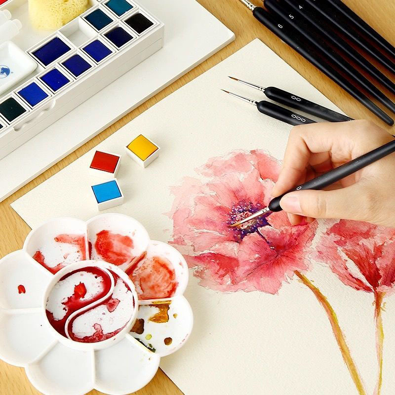 ปากกาหัวแปรงแบบ Hook Line สำหร - Gouache Paint Set บทวิจารณ์และราคา