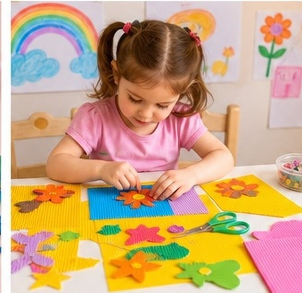 กระดาษลูกฟูกหลากสี หนา 40 แผ่น - Art Craft With Paper บทวิจารณ์และราคา
