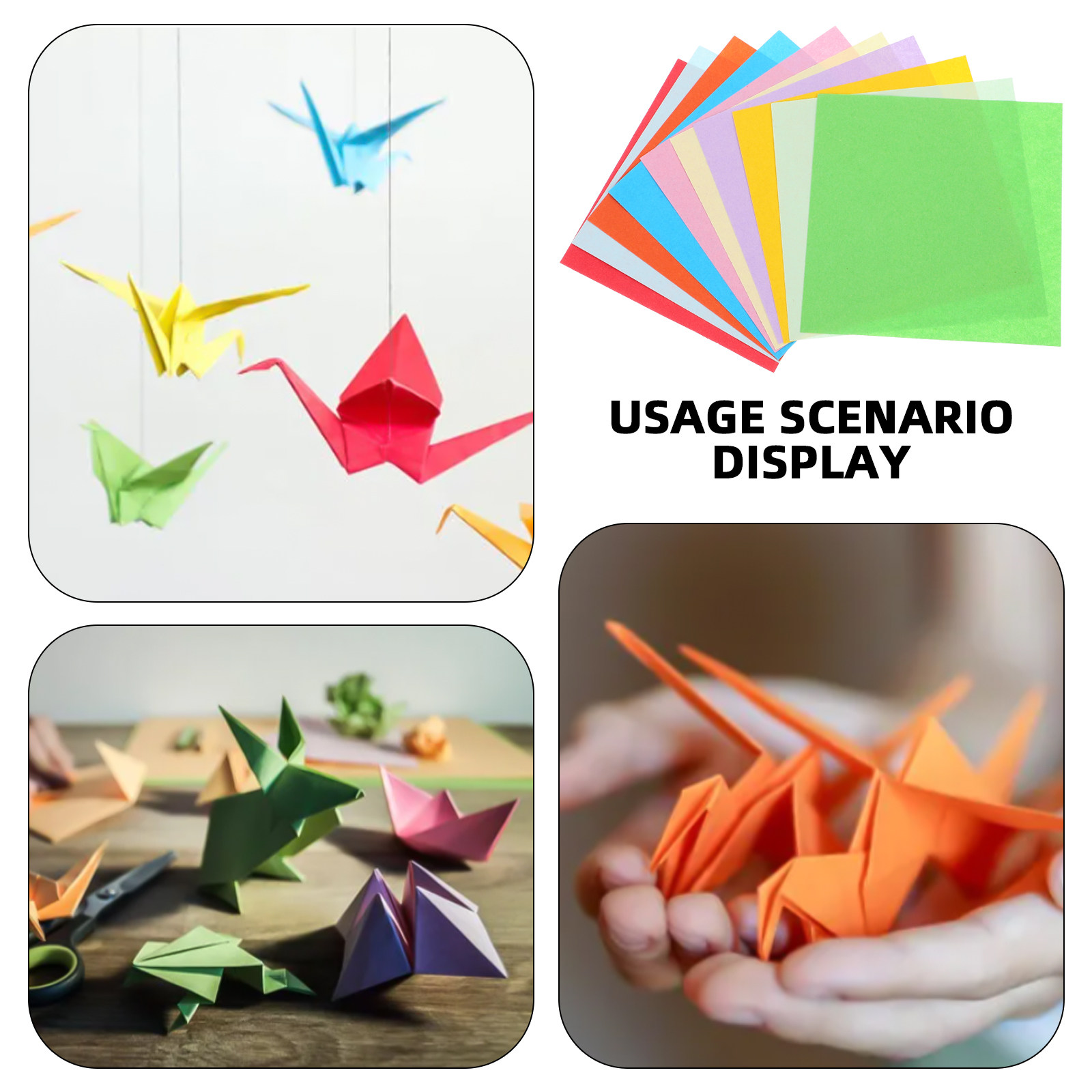 กระดาษโอริกามิ 500 แผ่น สำหรับ - Art Craft With Paper บทวิจารณ์และราคา